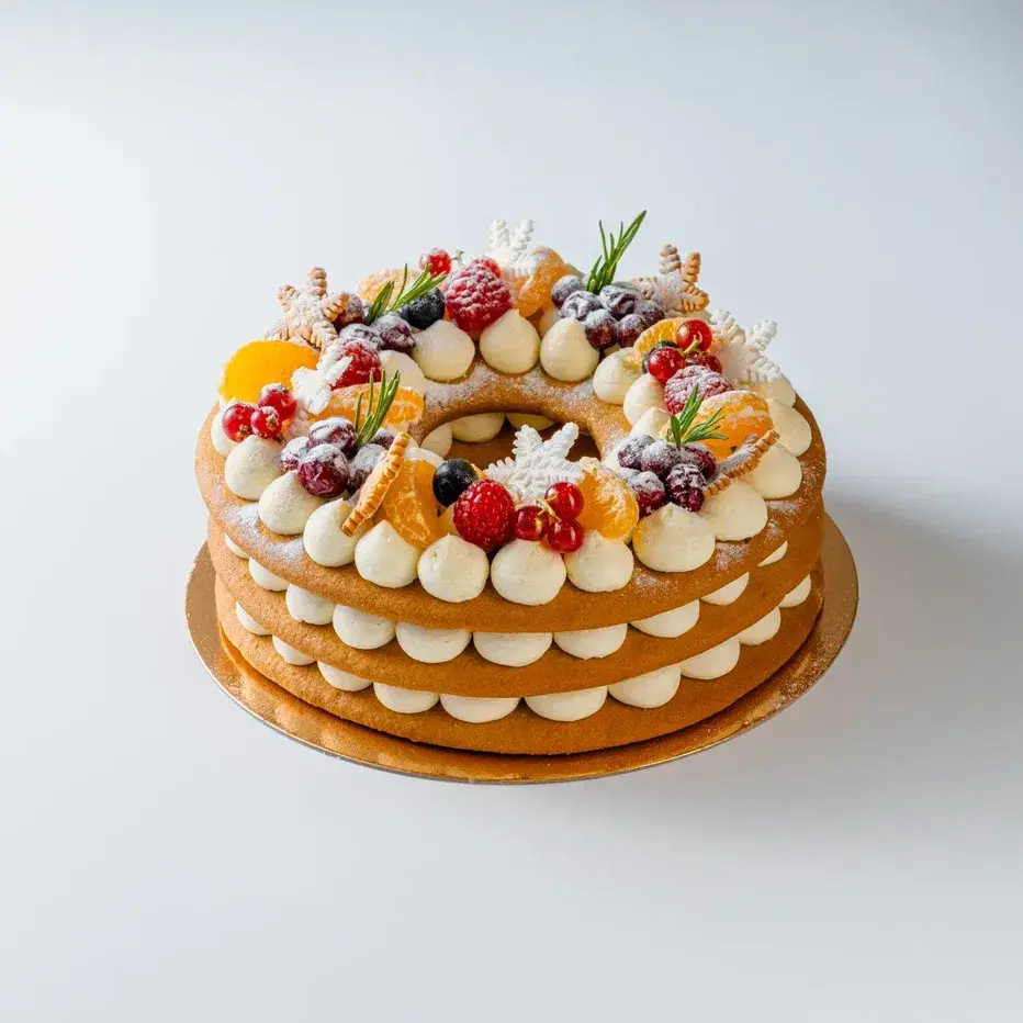 Торт Жардин новогодний