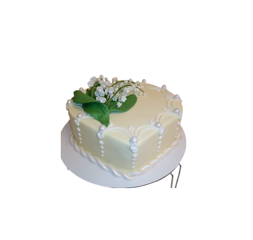 Торт заказной с ландышами