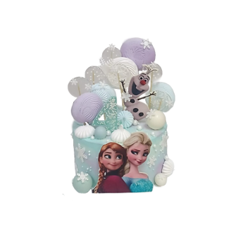 Торт заказной Анна и Эльза - Холодное сердце